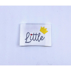 Étiquette tissée à coudre : Little