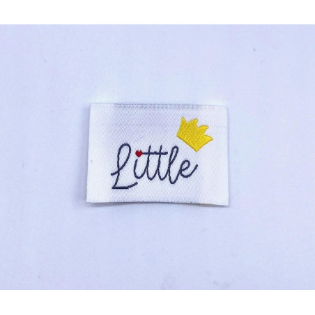 Étiquette tissée à coudre : Little