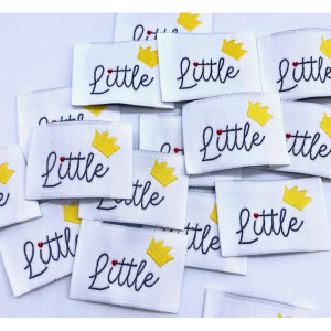 Étiquette tissée à coudre : Little