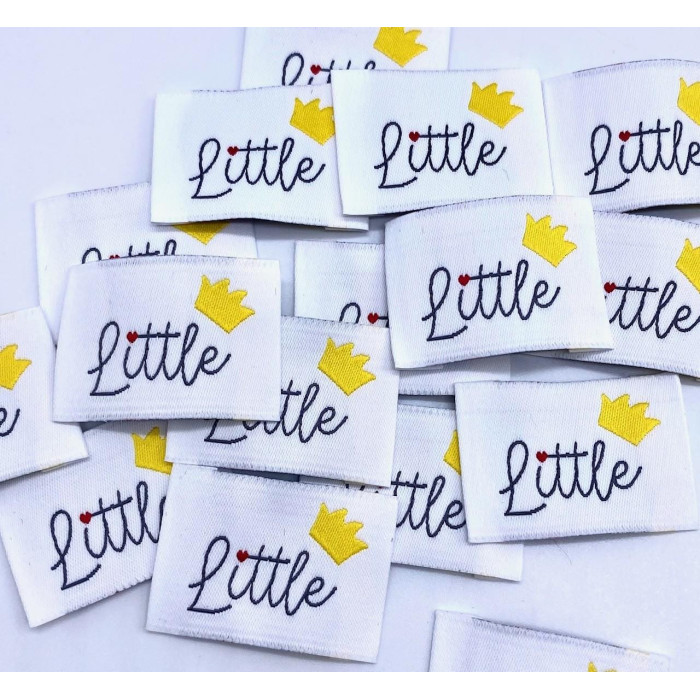 Étiquette tissée à coudre : Little