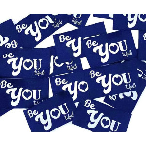 Étiquette tissée à coudre : Be YOU Tiful - MARINE