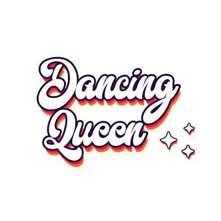 ÉTiquette tissée à coudre : DANCING QUEEN