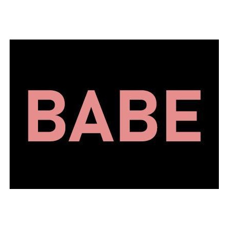 Étiquette Lurex à coudre : Babe Noir