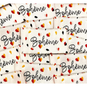 Etiquette Tissée à coudre : Bohème