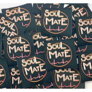 Étiquette tissée à coudre : SOUL MATE