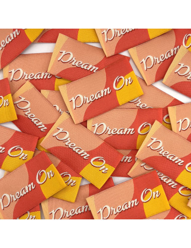 Etiquette Tissée à coudre : Dream On
