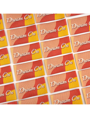Etiquette Tissée à coudre : Dream On
