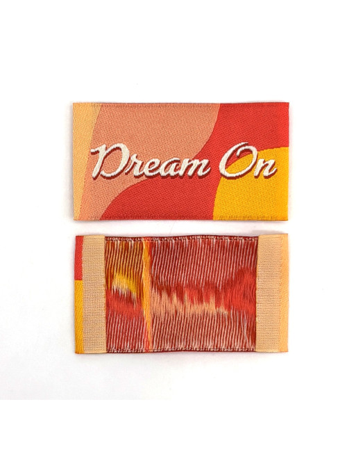 Etiquette Tissée à coudre : Dream On