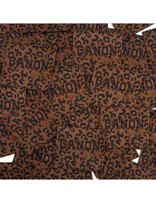 Étiquette tissée à coudre : Canon de Ouf !