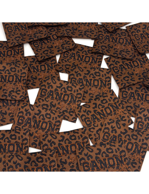 Étiquette tissée à coudre : Canon de Ouf !