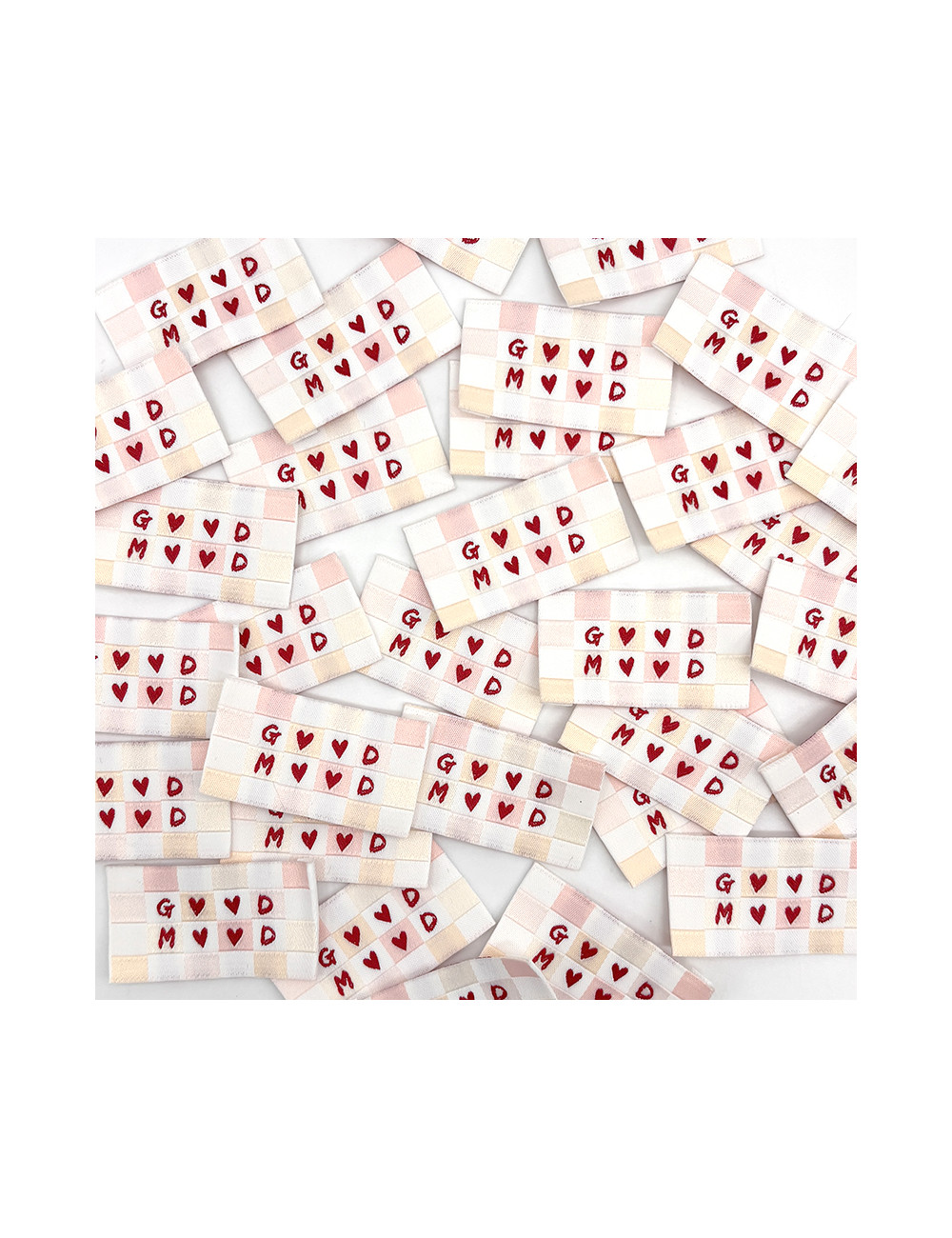 Etiquette Tissée à coudre : GOOD MOOD